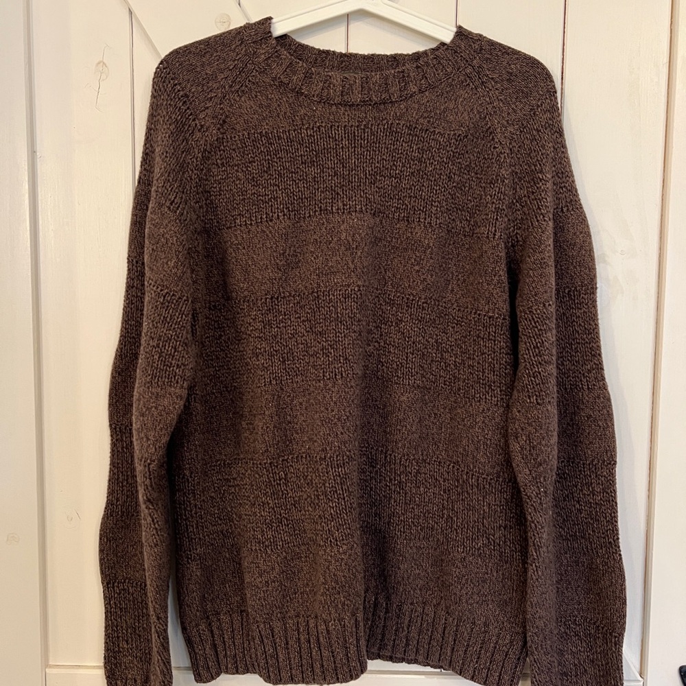 Timberland Brown Sweater 100% Cotton - Size Medium